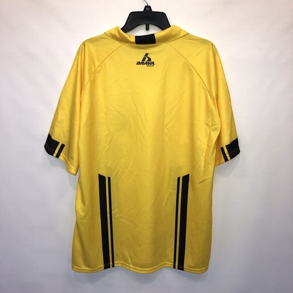 Brava Soccer Pullover Adult XL Multicolor Short Sleeve Referee Jersey NWT - Picture 2 of 10